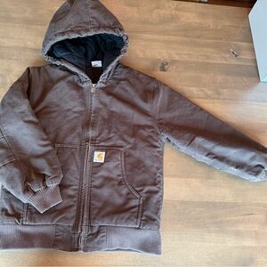 Carhartt Kids Brown Hooded Jacket